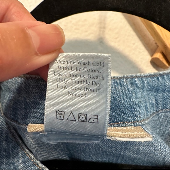 Coldwater Creek denim S/S top - Picture 3 of 4